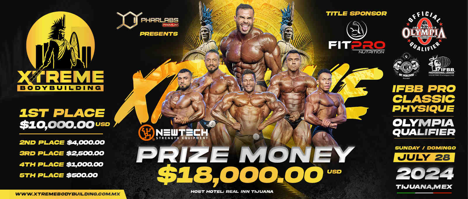 2024 Xtreme Bodybuilding - Men's Classic Physique