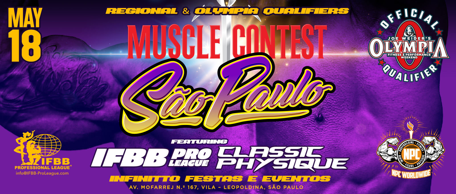 2024 Muscle Contest Sao Paulo Pro - Men's Classic Physique