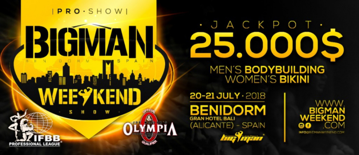 2018 Bigman Spain Pro - Men's Open Bodybuilding