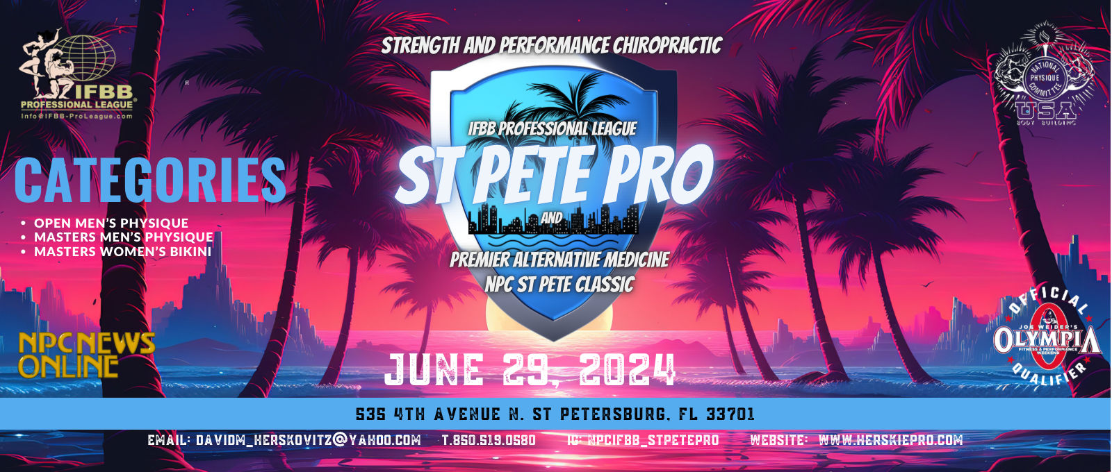 2024 St Pete Pro - Men's Physique