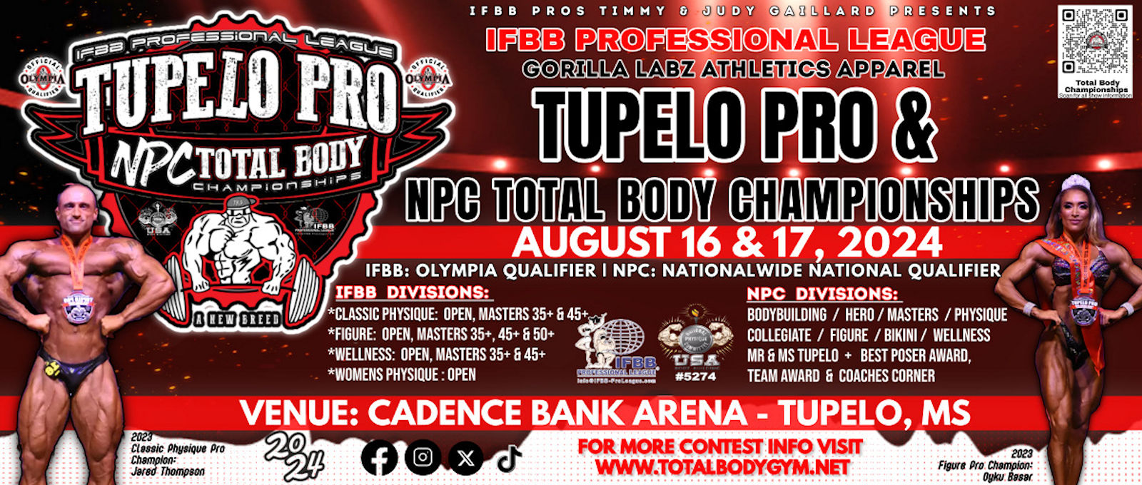 2024 Tupelo Pro - Women's Physique